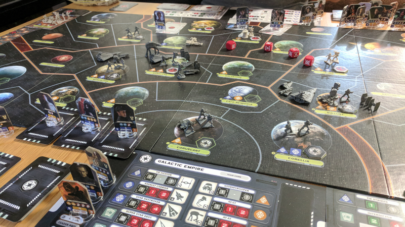 The full game at a glance. Squint and you’ll be able to make out some of the new units, like TIE Strikers.